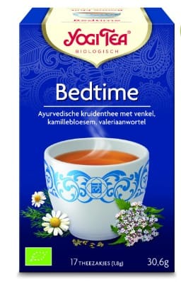 YogiTea Bedtime met venkel, kamillebloesem en valeriaanwortel